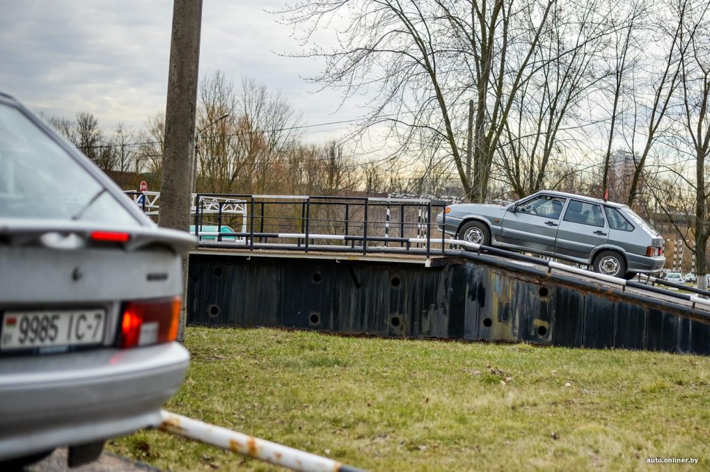 Эстакада на площадке