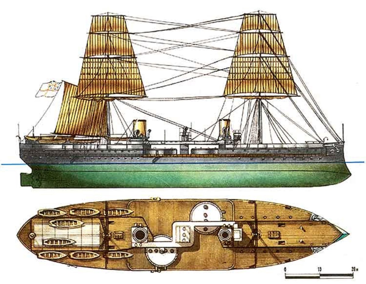 Британский броненосец HMS inflexible
