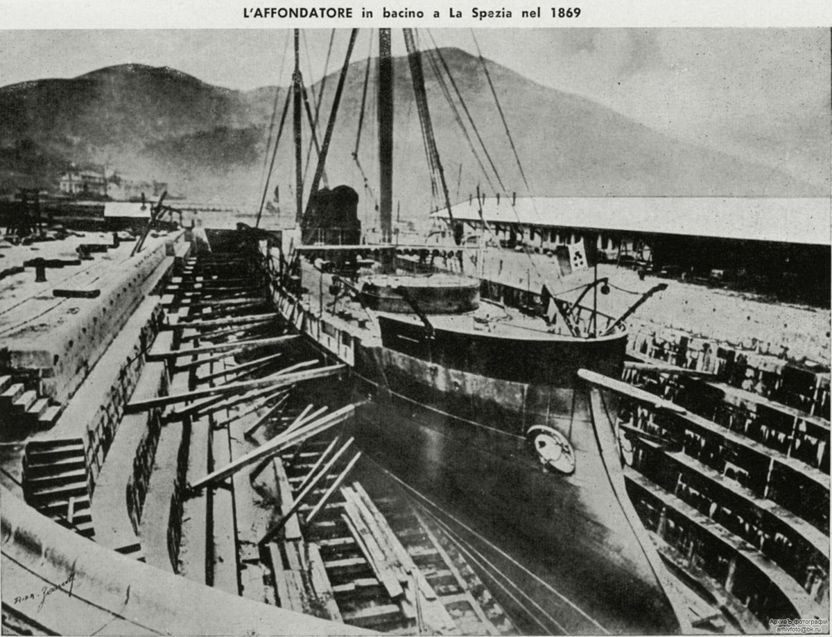 Итальянский броненосец Таран Аффондаторе