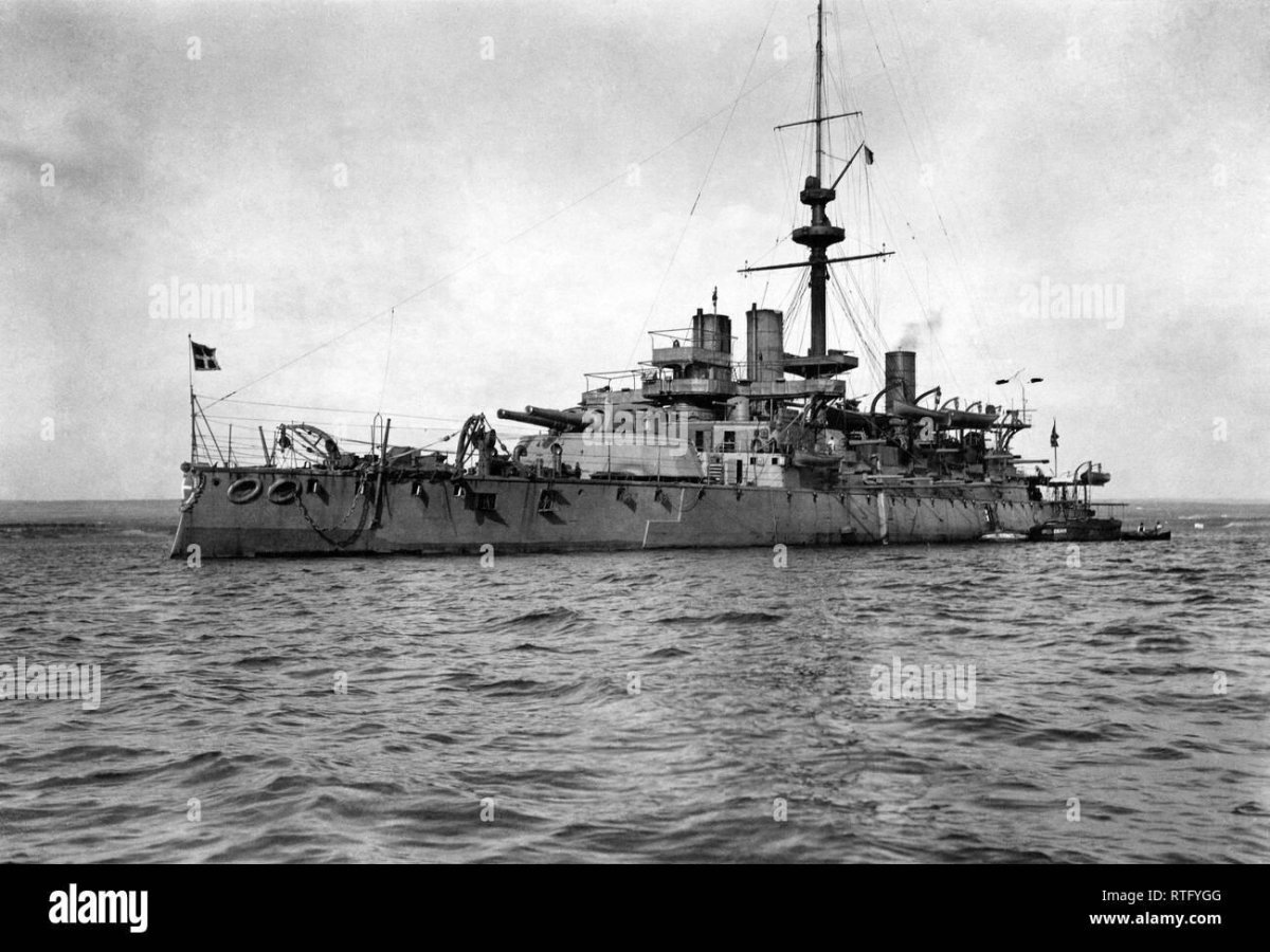 Броненосец Ре Умберто Италия 1888г