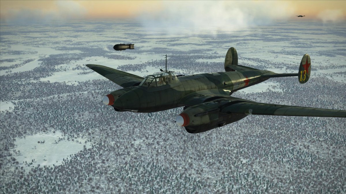 Пе-2 бомбардировщик