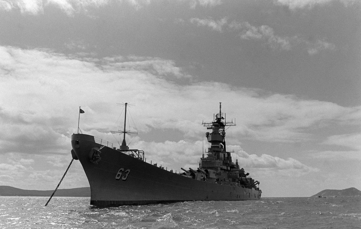 USS Missouri BB-63 якорь