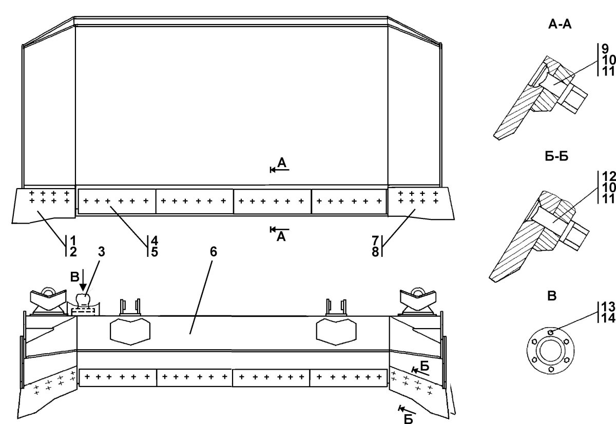 Нож угловой 3501-93-22-01
