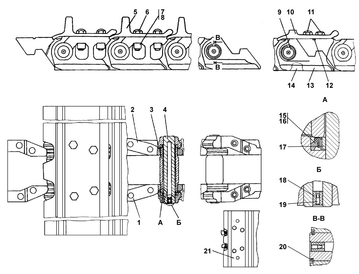 Гусеница ЧЕТРА 2501-22-1сп