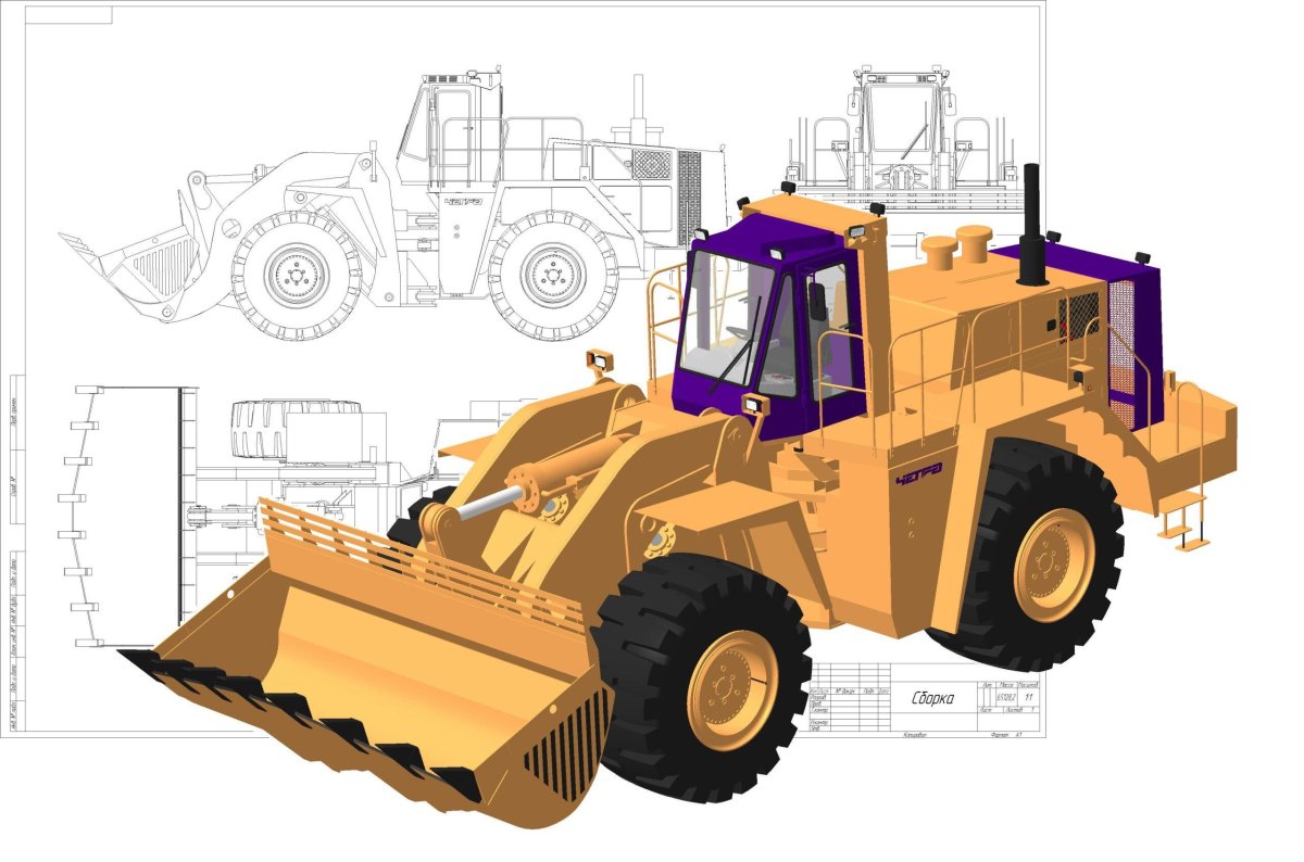 Фронтальный погрузчик ЧЕТРА ПК-12