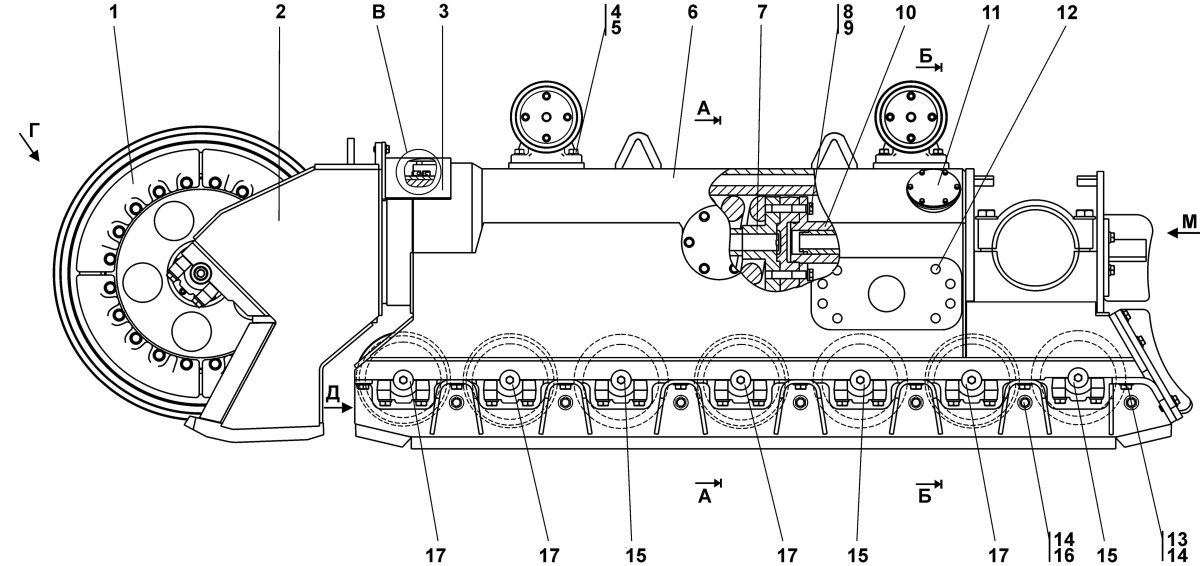 Т-11 бульдозер ходовая
