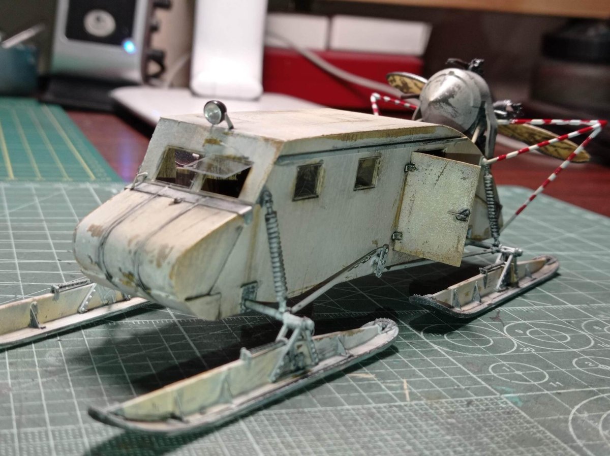 Аэросани НКЛ-26 модель 1/35