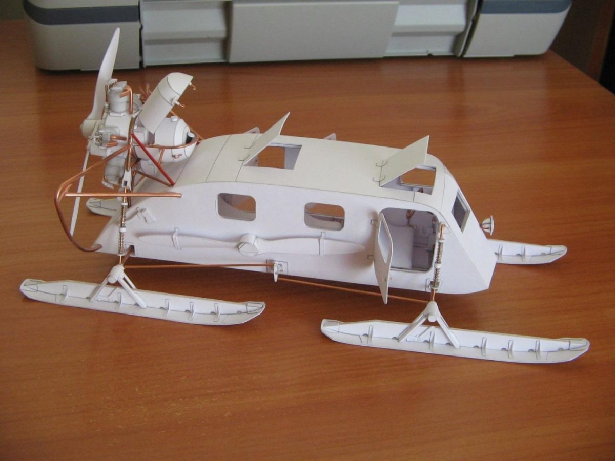 Аэросани НКЛ-6 салон