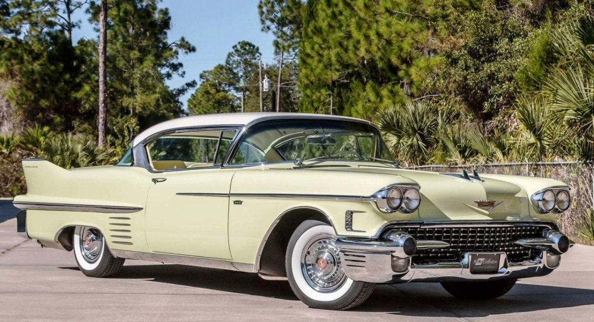 Кадиллак купе Девиль 1958 года