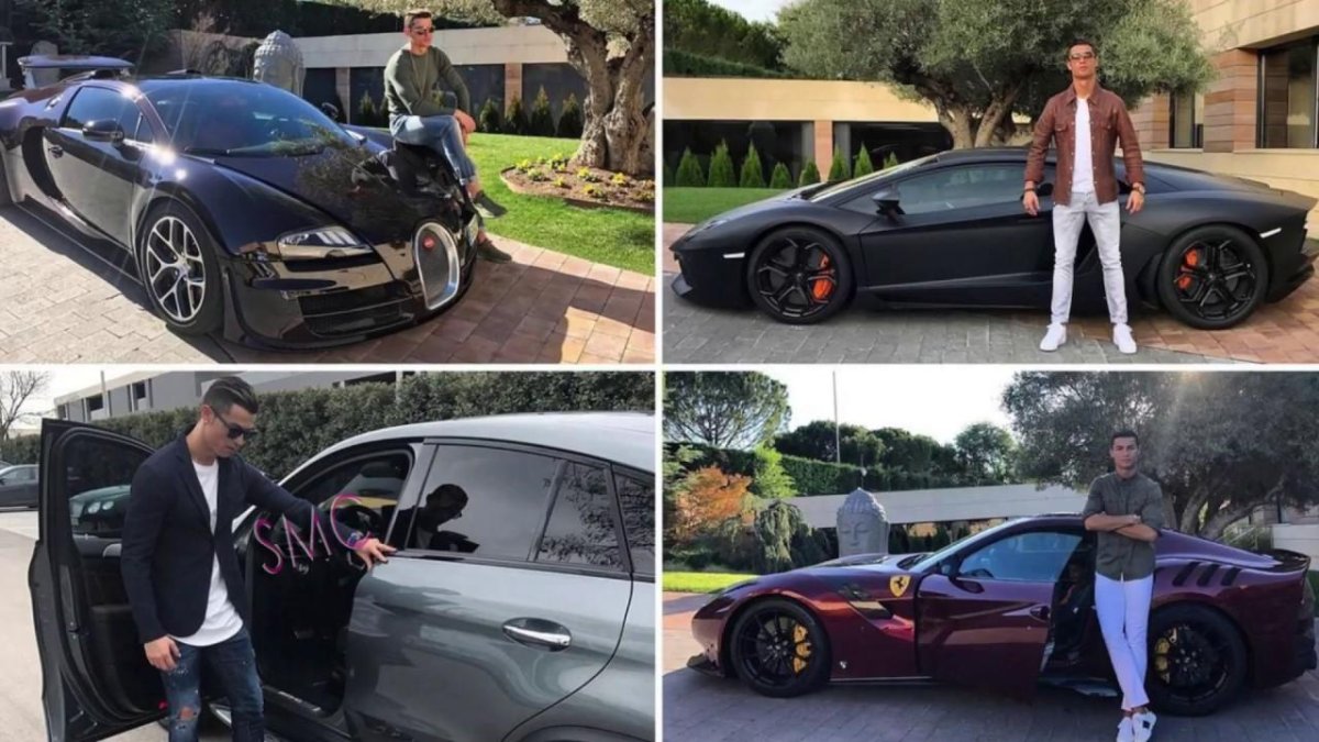 Машина Криштиану Роналду Бугатти