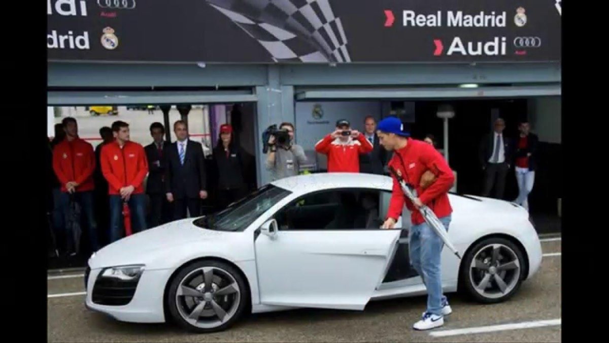 Audi r8 2009 Криштиану Роналду