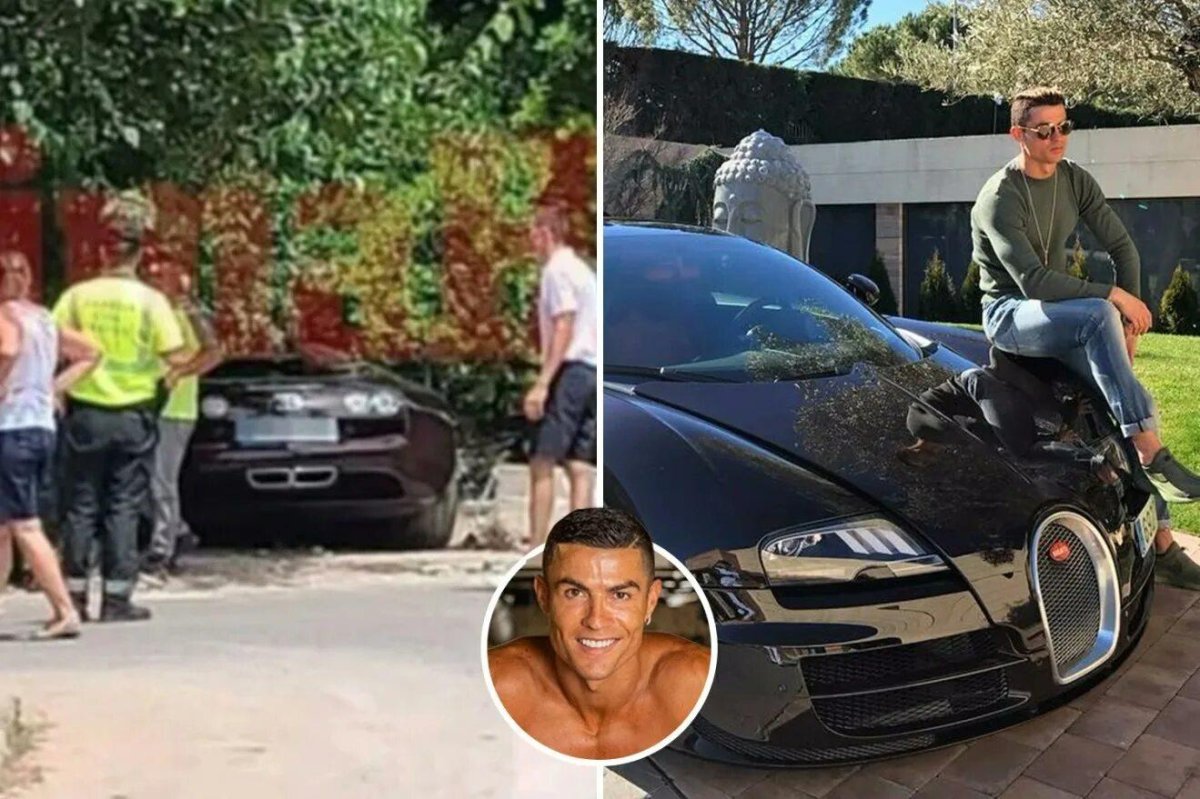 Машина Криштиану Роналду Бугатти