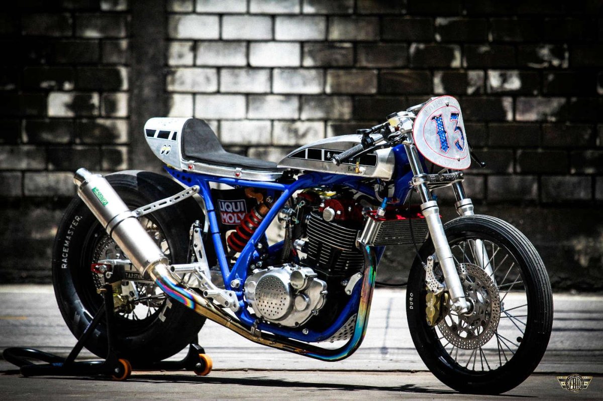 Yamaha sr400 Scrambler, Cafe Racer