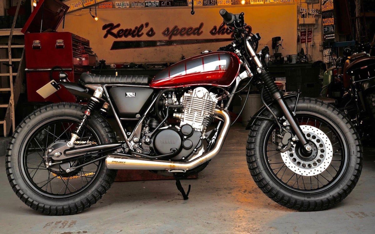 Yamaha sr400 кастом