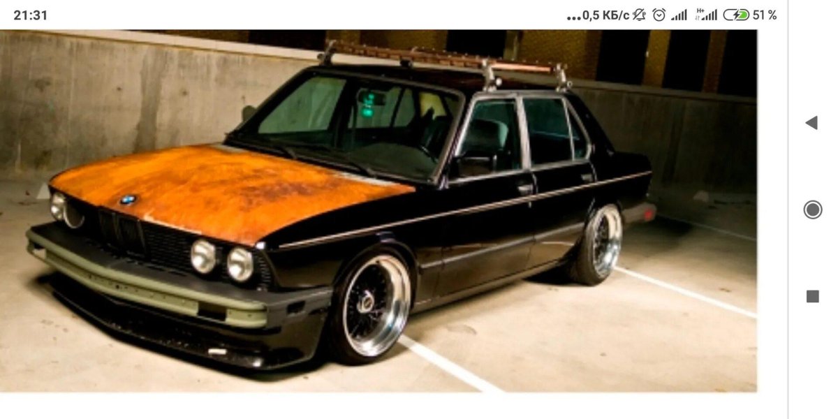 BMW e30 rat look