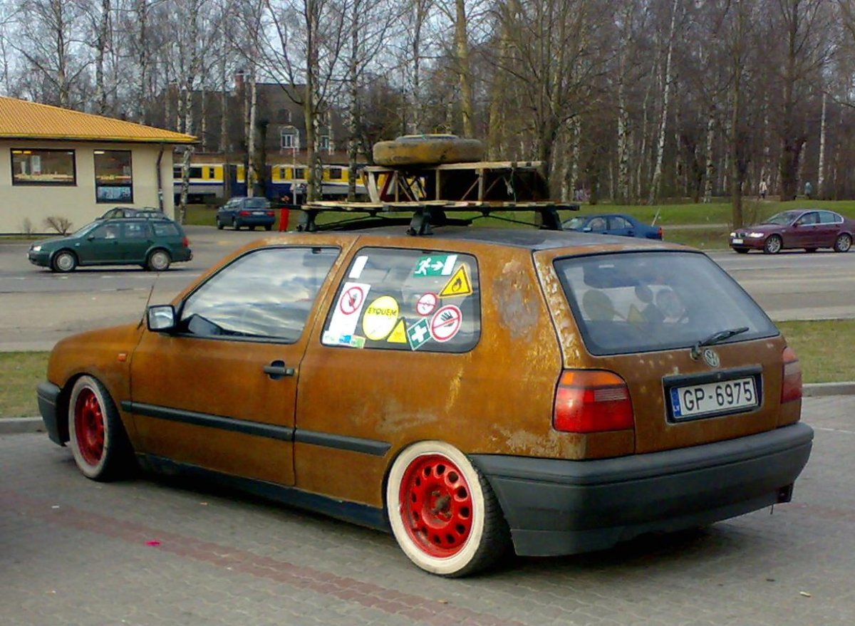 VW Golf 2 rat look
