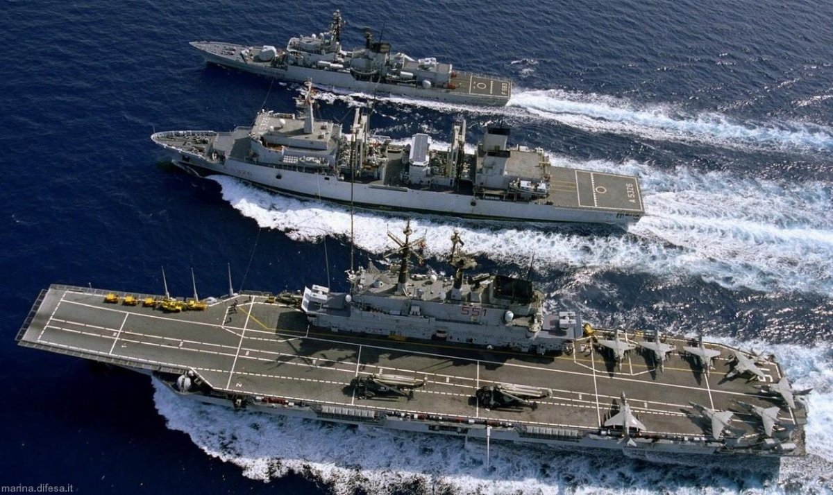 Итальянский авианосец «Джузеппе Гарибальди»