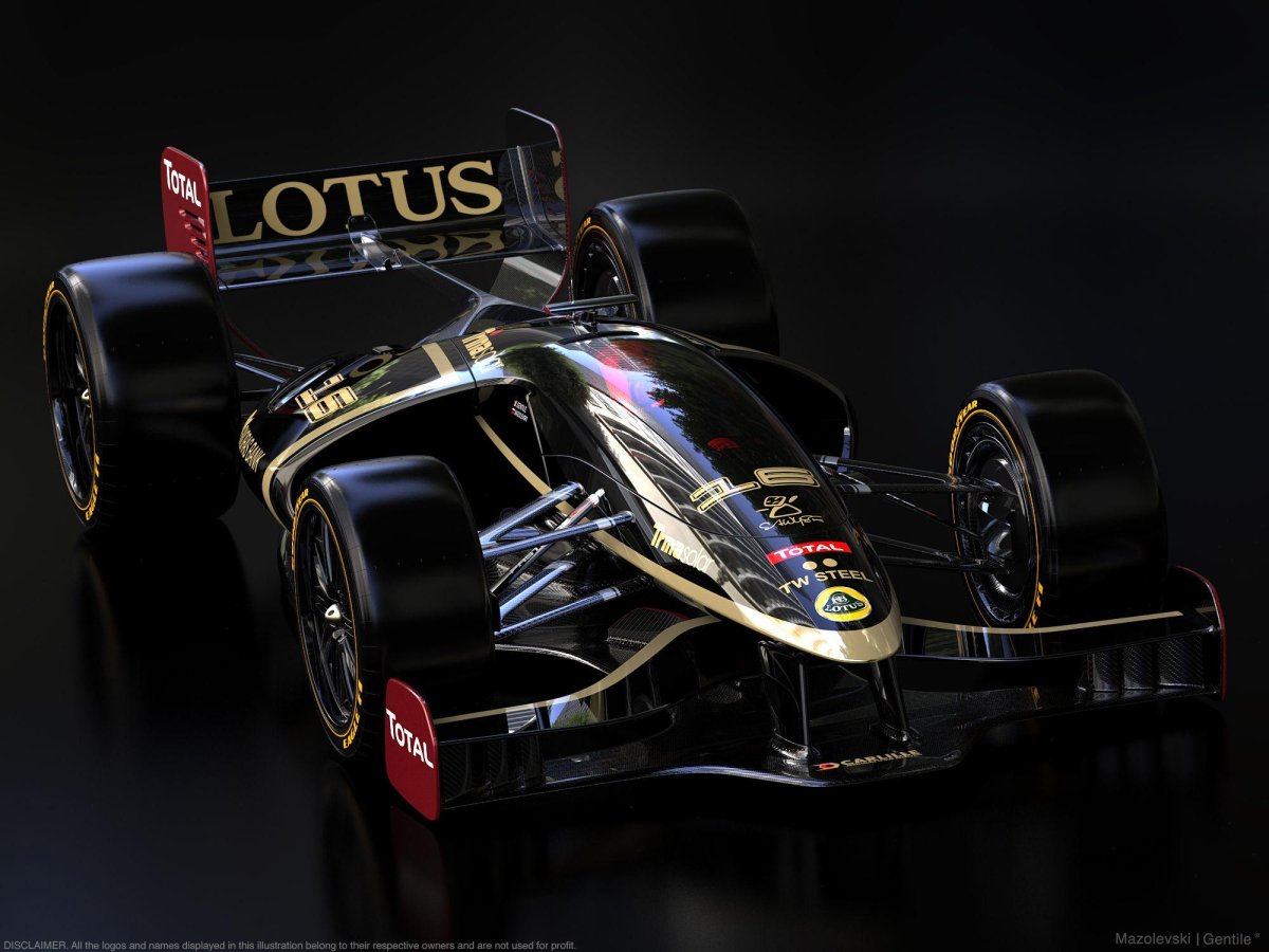 Сборная модель f1 Lotus