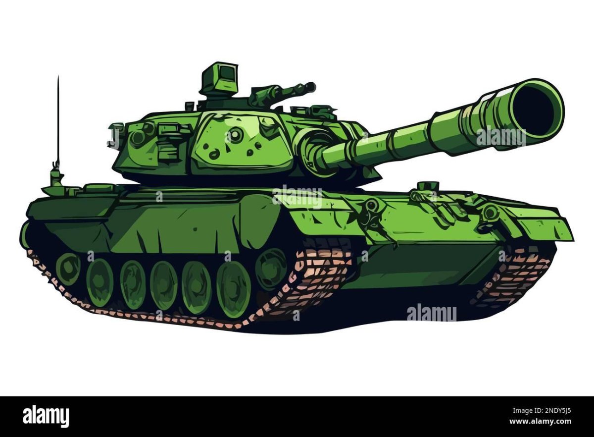 Российский танк вектор