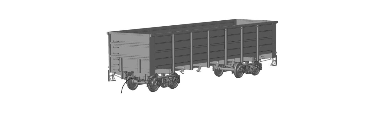 Вагон модель 3d IGS