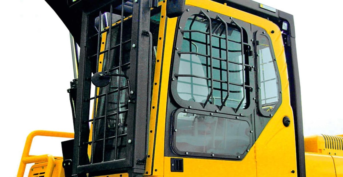 Защита лобового стекла экскаватора JCB
