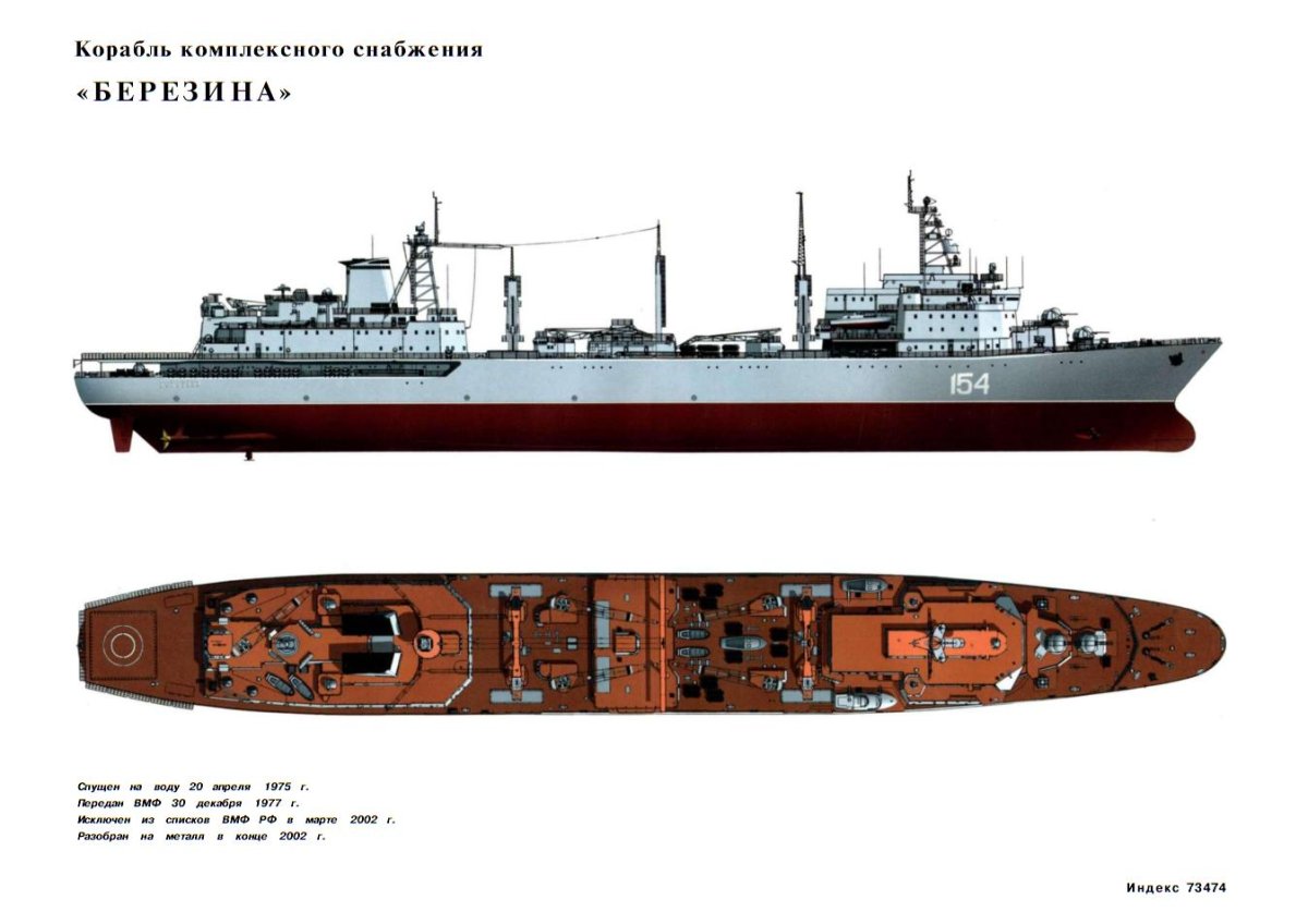 Березина корабль комплексного снабжения
