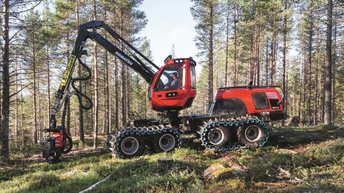 Харвестер Komatsu 901xc