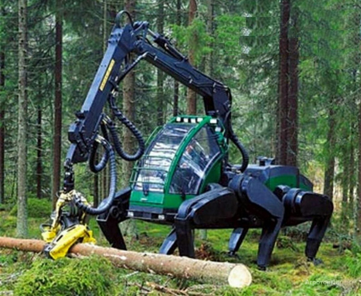 Шагающий харвестер John Deere