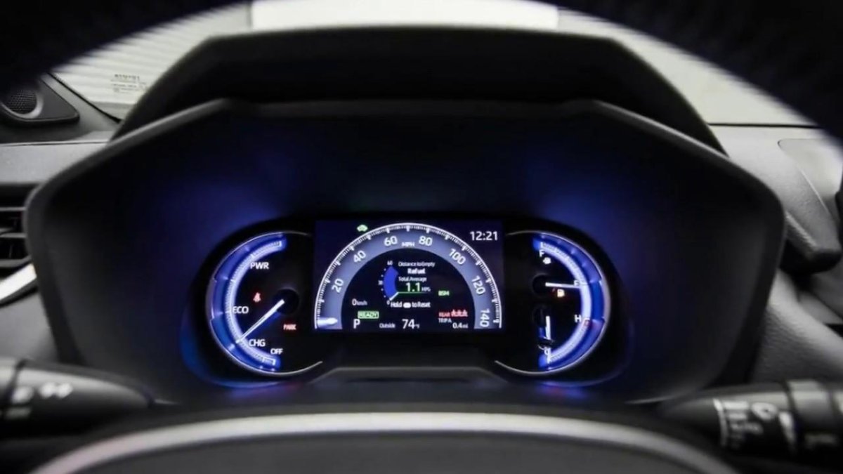 Toyota rav4 2020 приборная панель