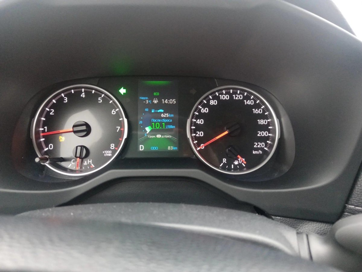 ЖК приборка на Тойота рав 4