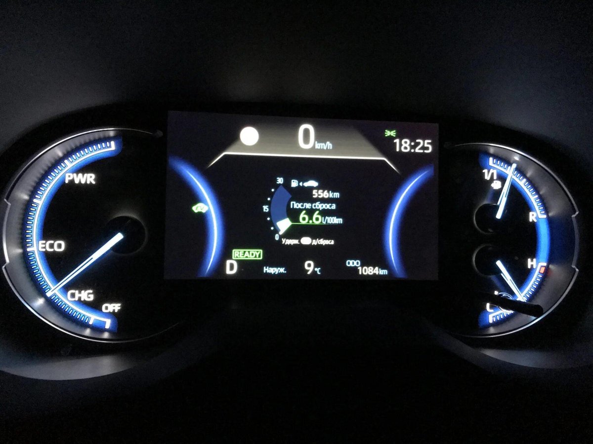 Toyota rav4 панель приборов