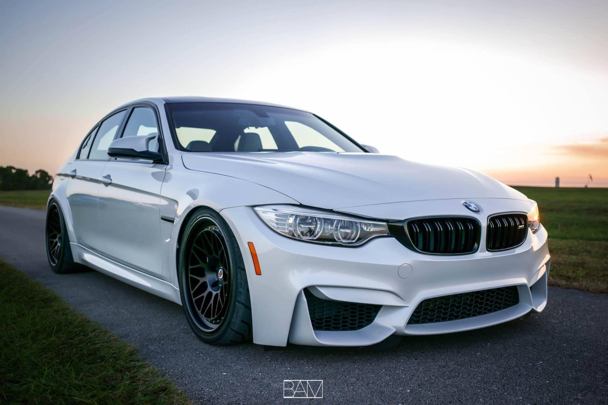 BMW m3 f80 белая