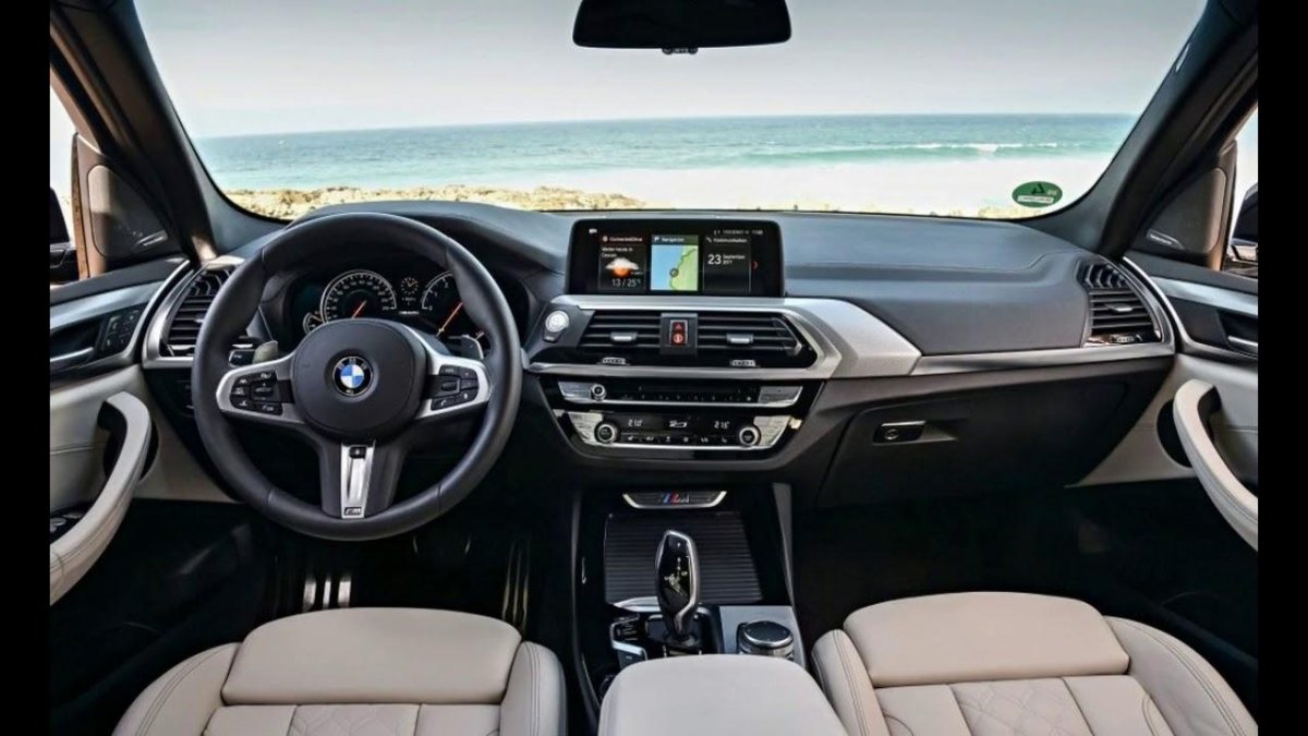 BMW x3 2019 салон