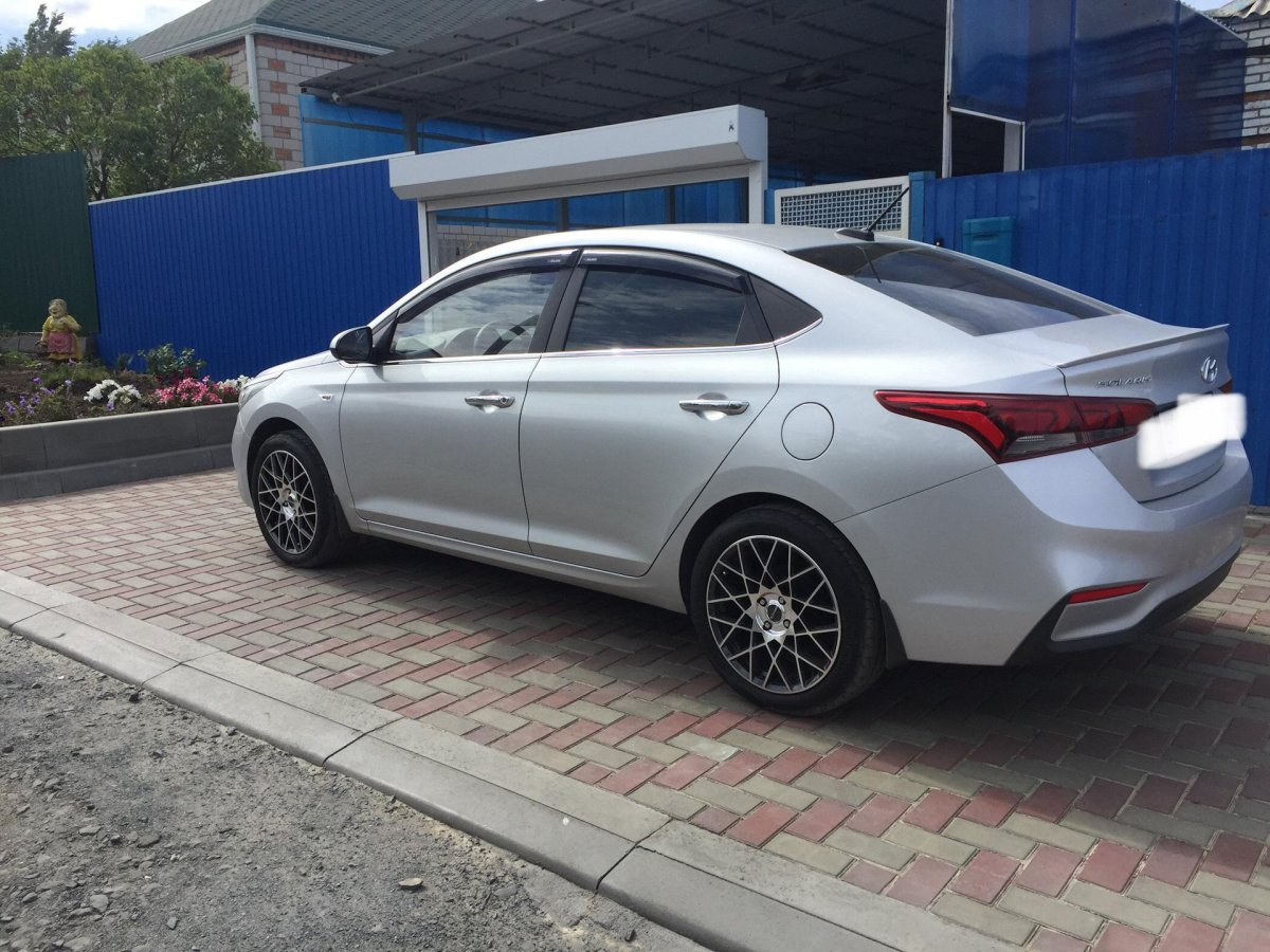 Hyundai Solaris 2017 на литье