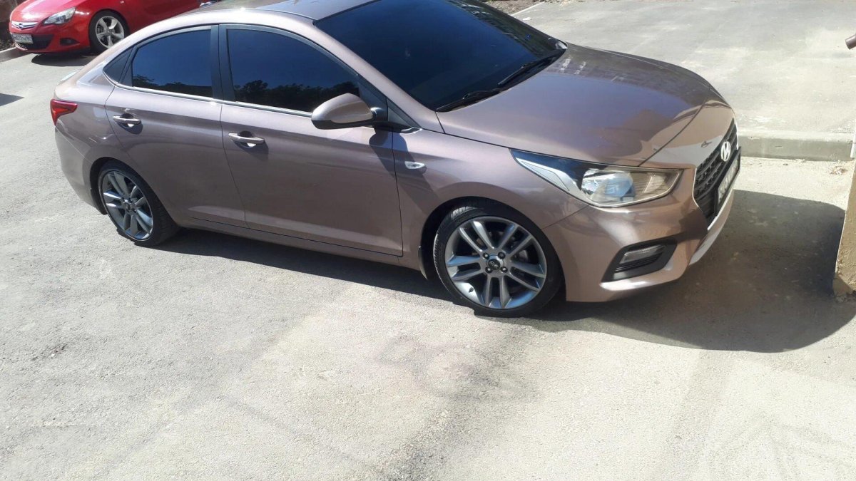 Hyundai Solaris 2017 на литье