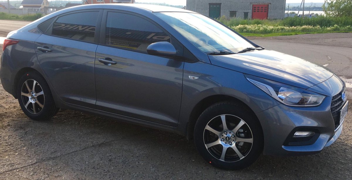 Диски Hyundai Solaris r16 графит