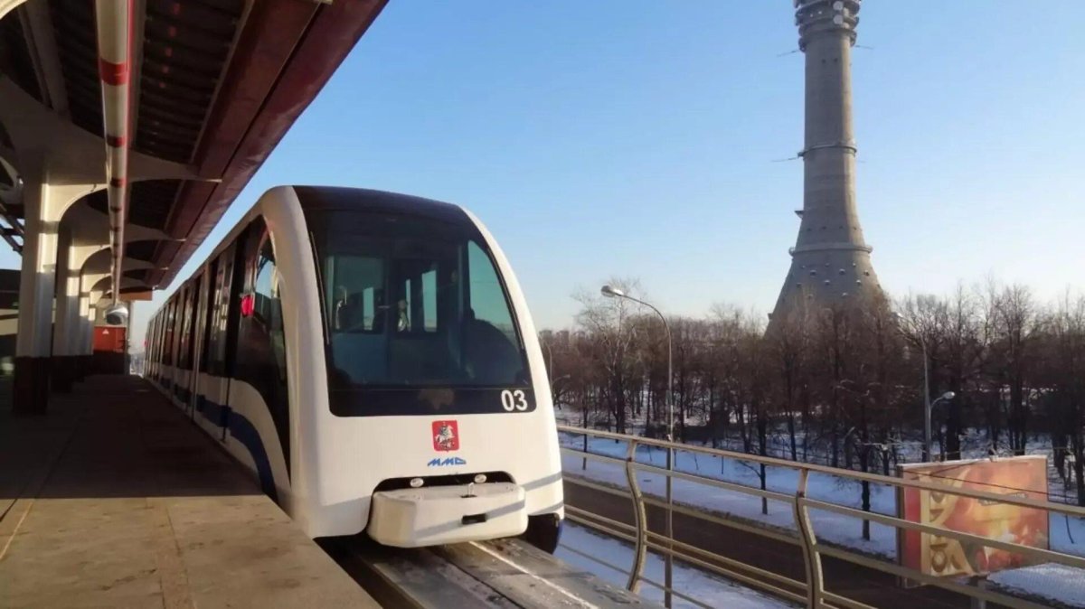 ВДНХ Останкино монорельс