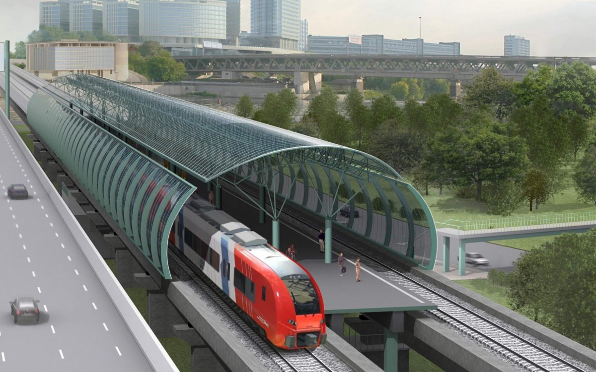 Надземное метро в Москве