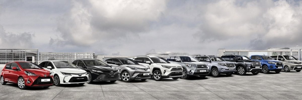 Тойота линейка моделей 2020