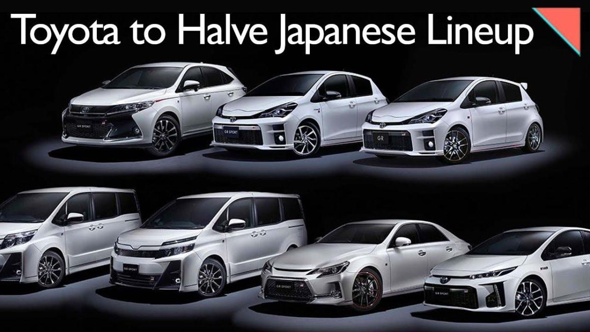 Линейка автомобилей Toyota