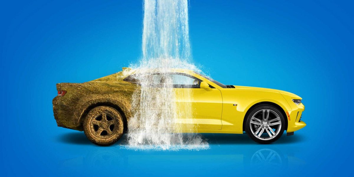 Грязная и чистая машина