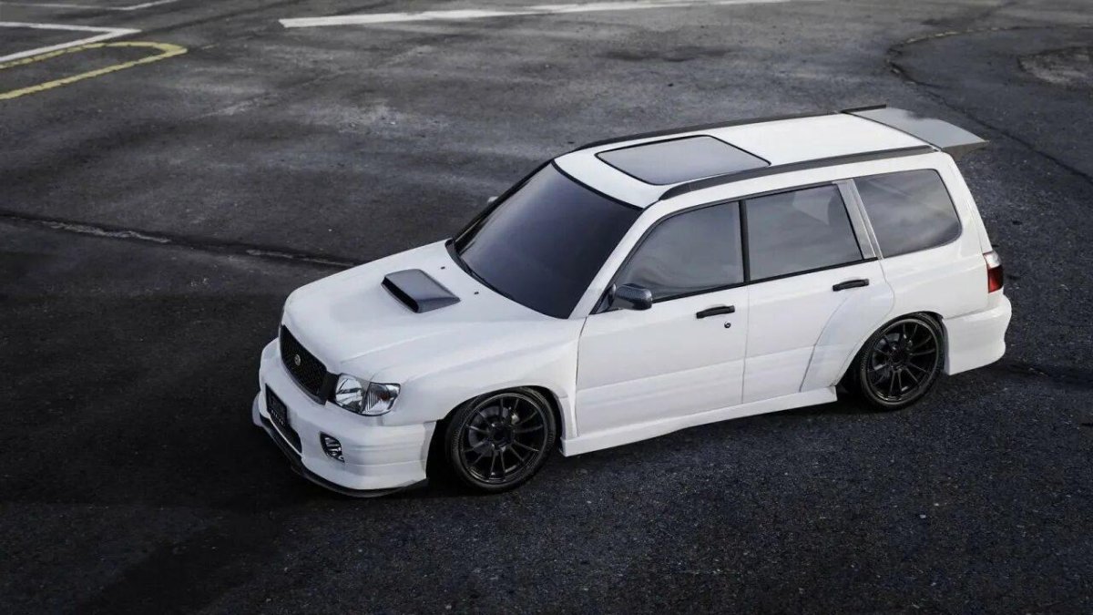Subaru Forester sf5 белый