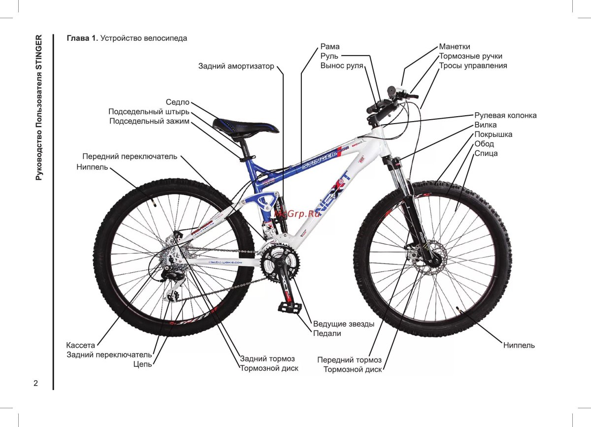 Чертеж тормоза для горного велосипеда стелс