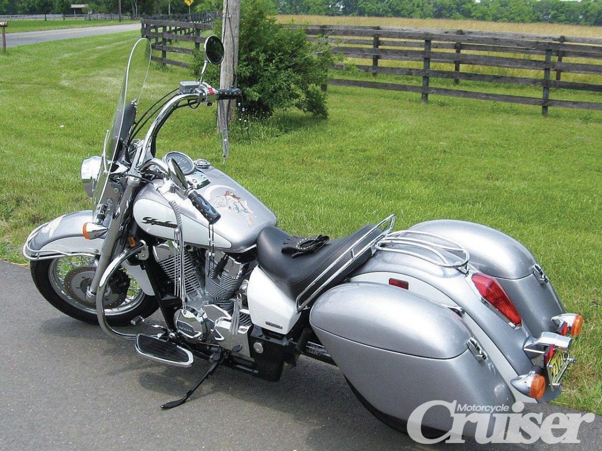 Honda Shadow Aero 750 с кофрами