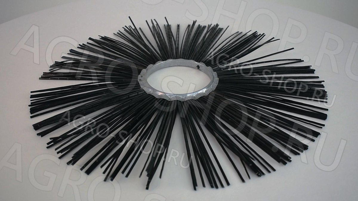 Диск щеточный МТЗ,Т-40,Т-25 (120*550) пласт/серд пласт/ворс (беспроставочный)