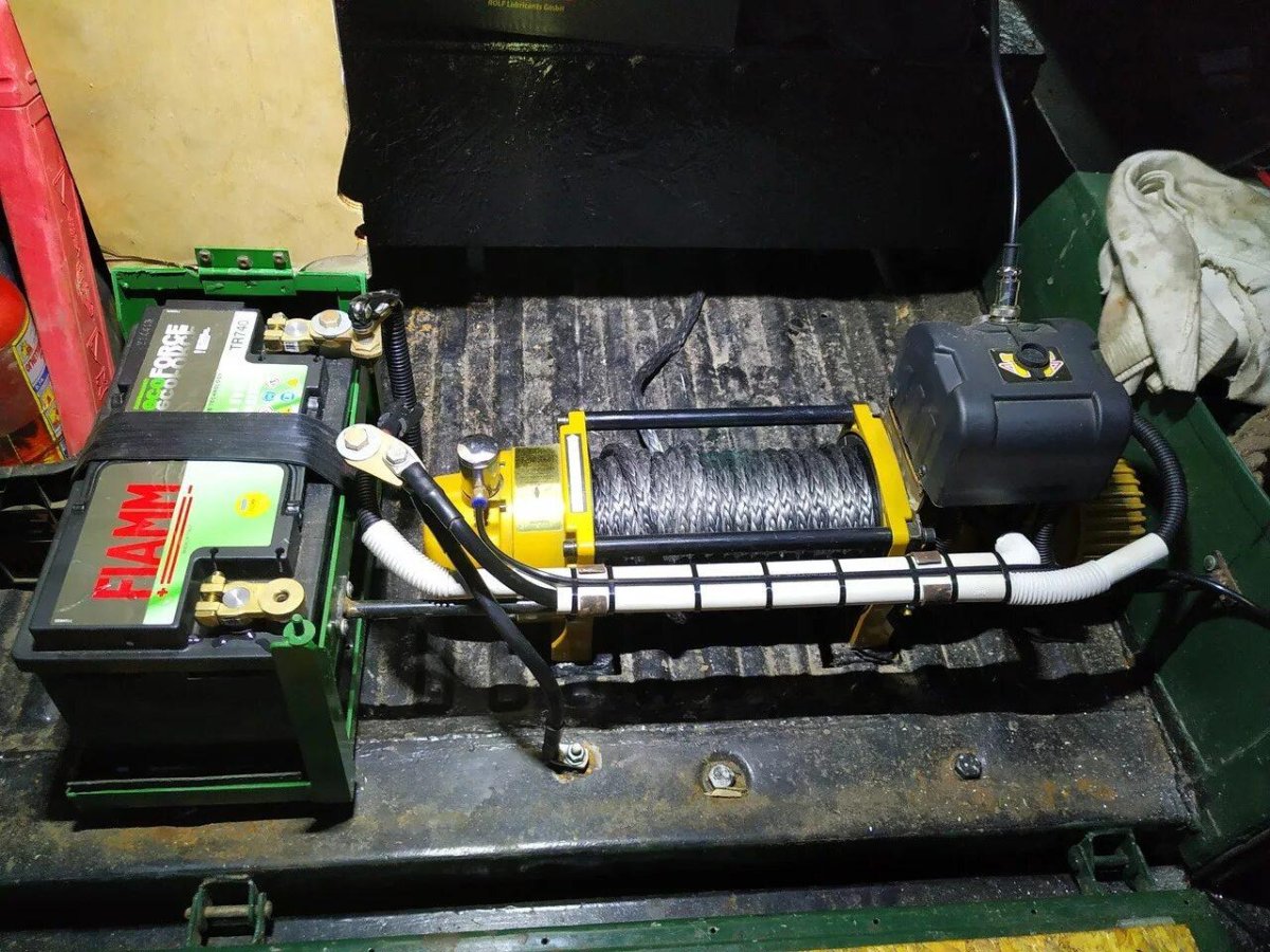 Лебедка в базу УАЗ 469