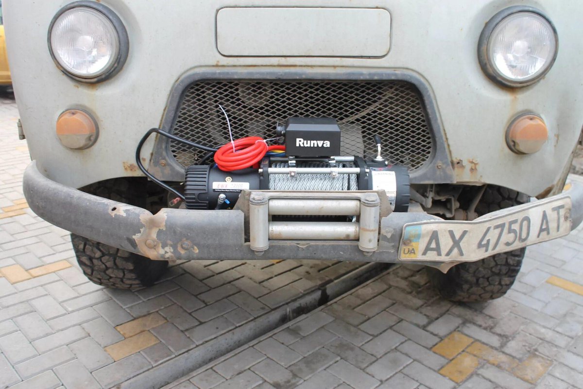 Задняя лебедка УАЗ 3303