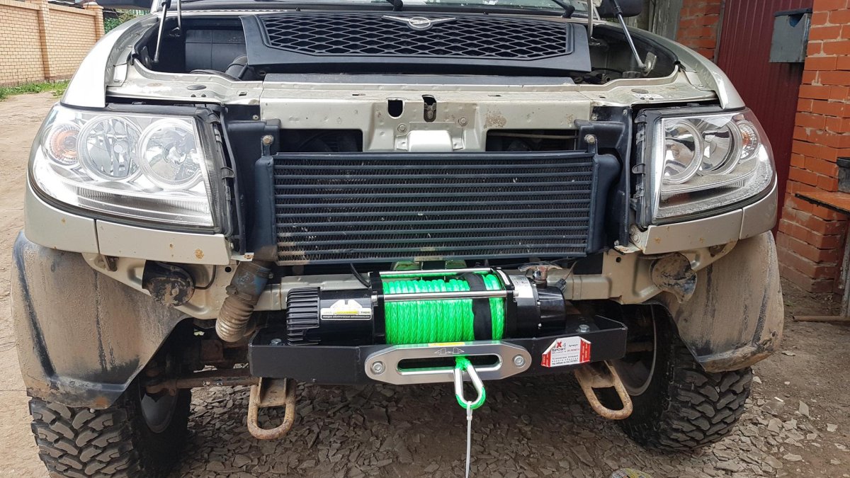 Установка лебедки на Старекс