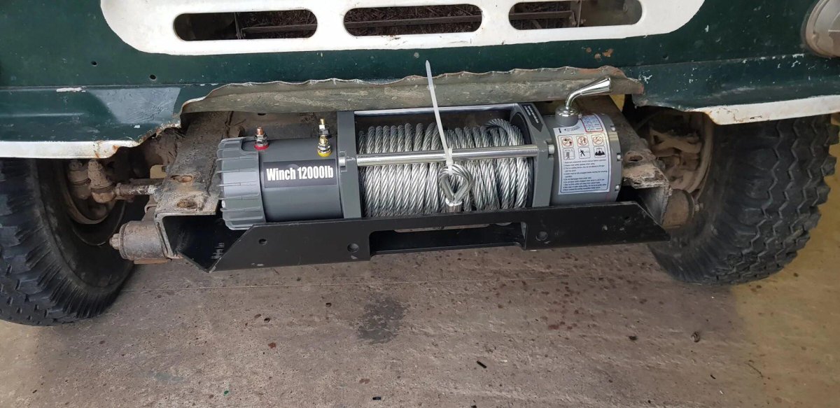 Задняя лебедка на УАЗ 469