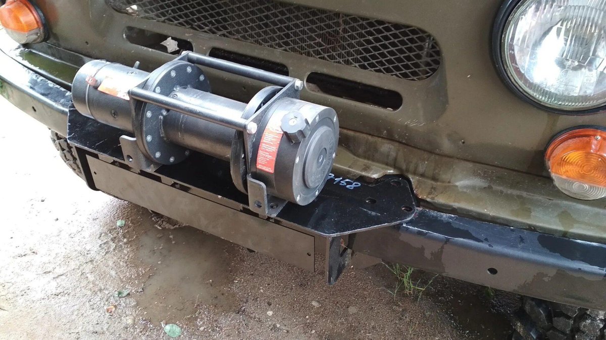 Бампер УАЗ 469 под лебедку